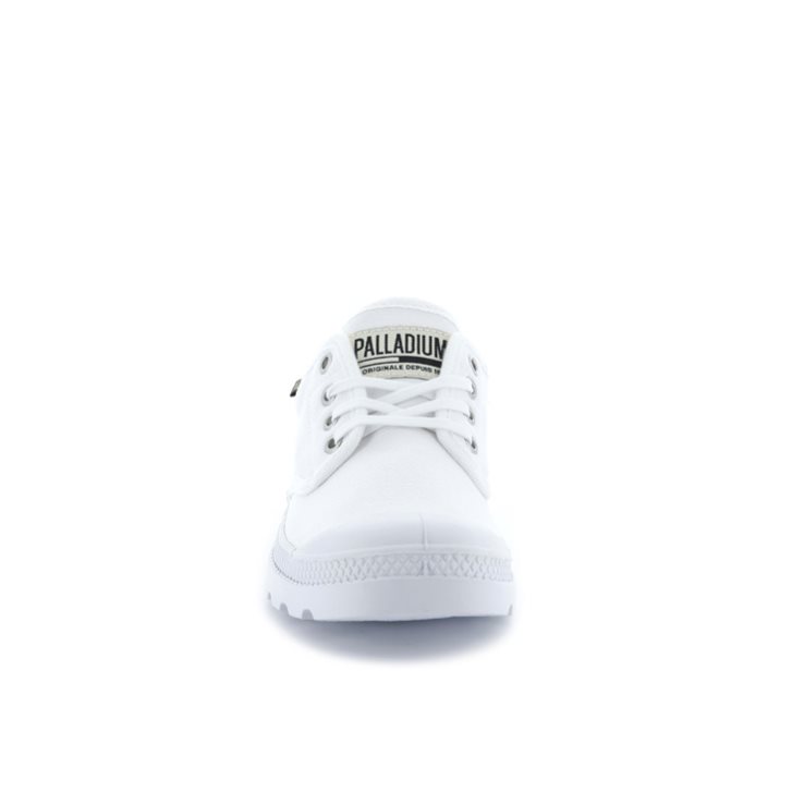 Palladium Pampa OX Originale Men's Oxfords Shoes White | UK E041-QGC